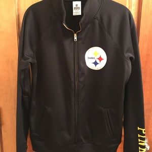 VS Pink Pittsburgh Steelers zip up sweatshirt